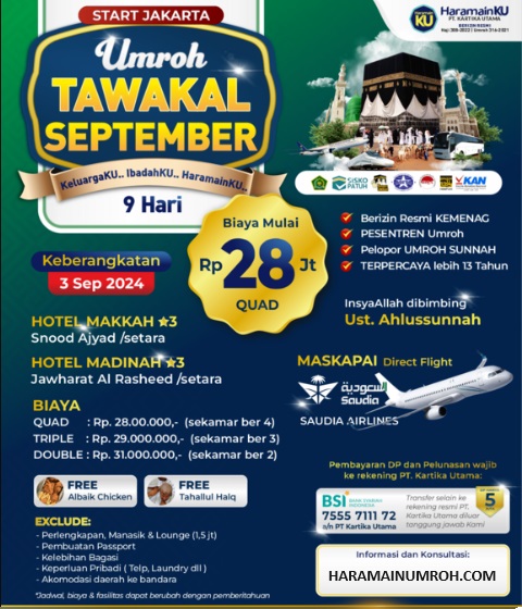 Umroh Murah September 2024