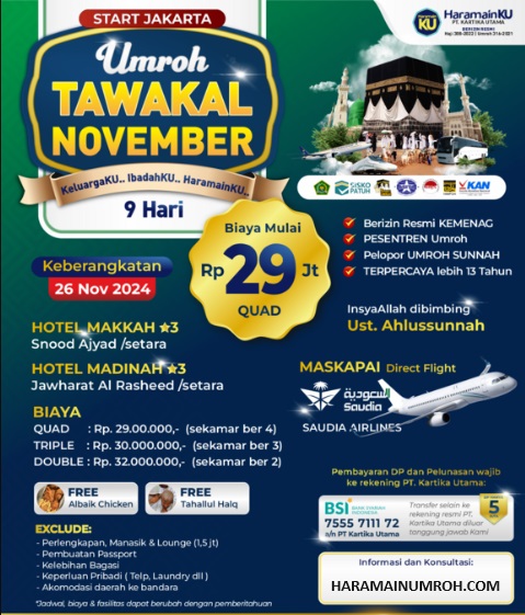 Umroh Murah November 2024
